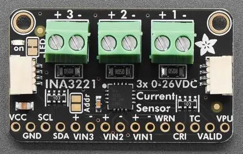 Adafruit INA3221 Shield