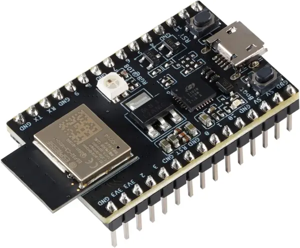 A picture of the ESP32-C3-DevKitM board