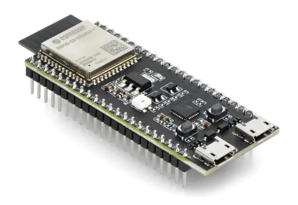 A picture of the ESP32-S3-DevKitM board