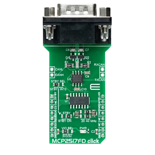MikroElektronika MCP2517FD Click