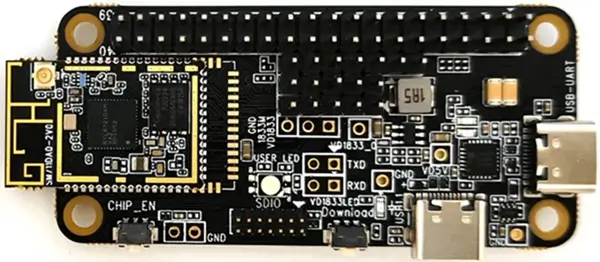 A picture of the rtl872xda_evb board