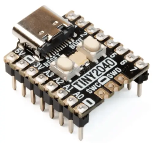 A picture of the Pimoroni Tiny 2040 board
